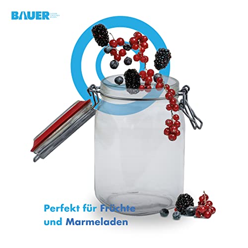 Vorratsgläser Set von Flaschenbauer, 12-teilig, 1550ml