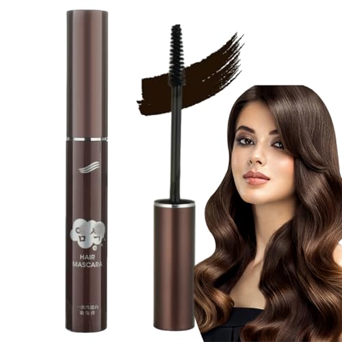 Temporary Root Touch Up,Quick Dry Root Cover Up,Hair Mascara Stick,Water-Resistant Hair Root Colour Touch Up,Hair Dye Root Touch Up,Touch Up Hair Color for Roots,Hair Root Touch Up,Dark Brown