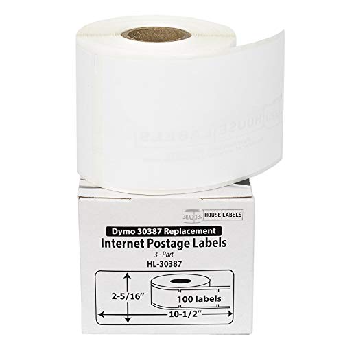 HOUSELABELS Compatible DYMO 30387 Internet Postage Labels (2-5/16