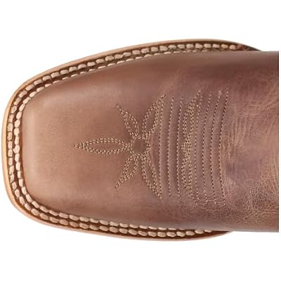Dan Post Boots Womens Lacey Embroidered Square Toe Casual Boots Mid Calf Low Heel 1-2 - Brown