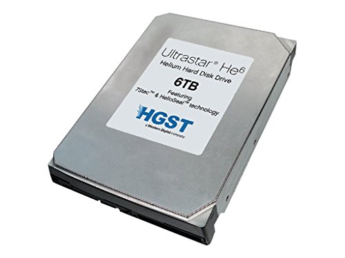 Image of HGST Ultrastar He 3.5-inch 6000GB 64MB Cache 7200RPM SAS Ultra 512n Helium Platform Enterprise HDD HUS726060ALS640 (Renewed)