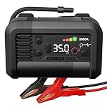 NOCO Boost+Air AX65: 2000A Jump Starter with Air Compressor Tyre Inflator – Starts 8.0L Gas & 6.0L Diesel – 67 SLPM Airflow Inflates 0–40 PSI in 2 Minutes