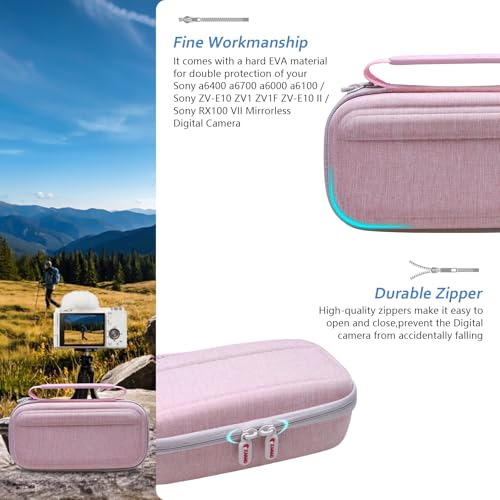 Funda rígida XANAD para cámaras Sony mirrorless rosa miniatura 4