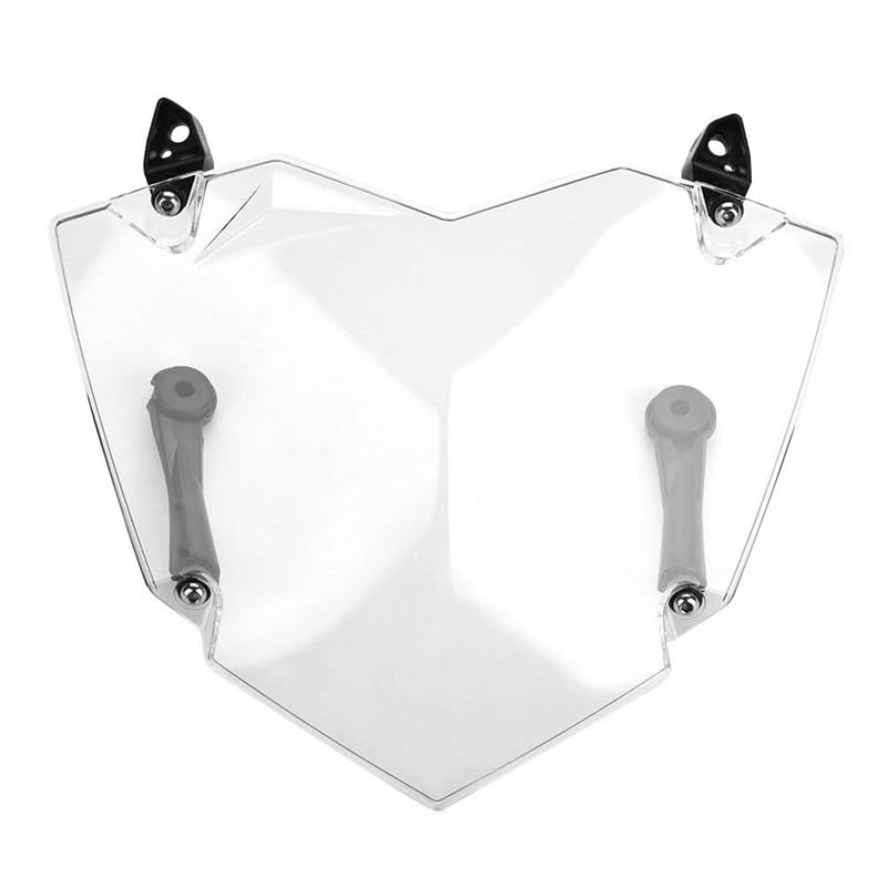 Couvercle de protection de bouclier moto contre la casse de lentille phare ABS