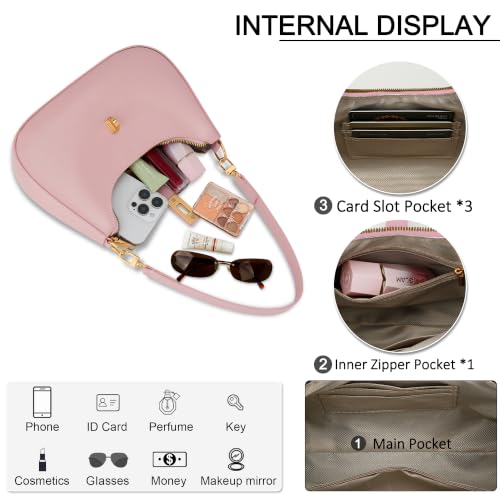 Image of KKXIU Shoulder Bag for Women Cute Hobo Vegan Leather Handbag