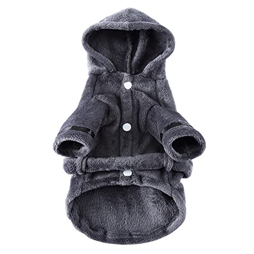 Petyoung Pet Bathrobe Dog Pajama Thickened Hooded Bathrobe Quick Drying