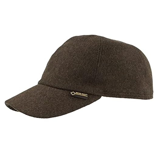 Göttmann Monaco EF Gore-Tex Baseballkeps med öronlappar – svart, Oliv (75), 63 cm