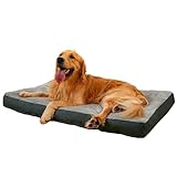 LUJCCHY Small Dog Beds for Samll Dogs, Dog Crate Bed with Removable Washable Cover, Anti-Slip Kennel Pad Pet Sleeping Mattress for Large, Medium, Jumbo, Small Dogs