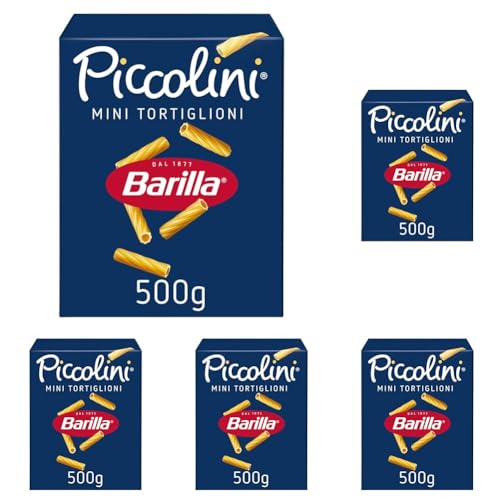 Barilla piccolini mini Tortiglioni 500g (Lot de 5)