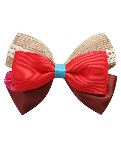JiaDuo Hair Bow Clips for Girls Women Red Birthday Gift Hair Accessories