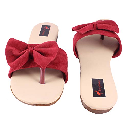 Image of Red Flamingo Womens And Girls flat sandal