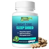 Weight Loss Pill Night Time Sleep Shred Fast Fat Burner, Appetite Suppressant Aid Carb Blocker Metabolism Booster Support Supplement for Women Men with Melatonin White Kidney Bean Ashwagandha 60 Caps