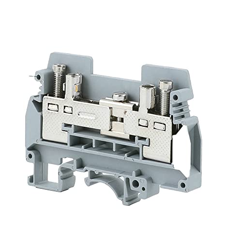 10pcs Phonex Type URTK/S Din Wiring Universal Connector 20-8AWG Thin Modular Current Test Disconnect Screw Terminal Block URTK6S