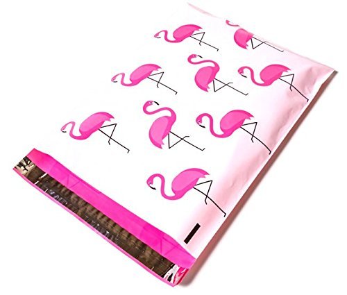 Designer Poly Mailers 10X13: Sample Variety Pack ~ Anchor, Daisy, Hibiscus, Arrow, Cactus, Pink & Mint Aloha, Watermelon, Flamingo, Pineapple Printed Self Sealing Shipping Poly Envelopes Bag (30 Pcs) #TOP7