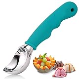 ResArea Ice Cream Scoop with Comfortable Handle Heavy Duty Stainless Steel Scooper Dishwasher Safe B