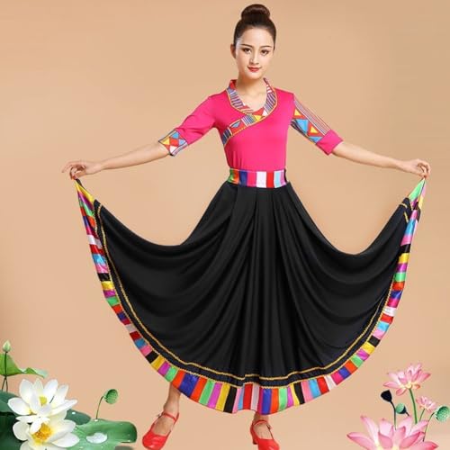 Jupe de style ethnique ample pour danser confortablement - 3