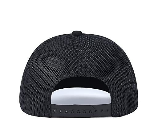 Image of Quanhaigou Trucker Hat - Mesh Snap Back - Unisex Adjustable Baseball Cap - Outdoor Hats for Men Women