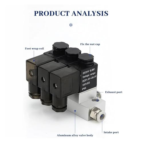 Électrovanne 2V025 stopper fuites air comprimé circuit normalement fermé - 4