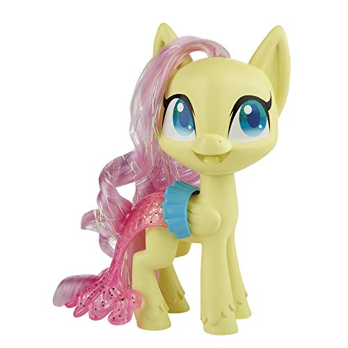 My Little Pony Fluttershy Potion Dress Up Figure -- 5-Inch Yellow Pony Toy With Dress-Up Fashion Accessories, Brushable Hair And Comb #TOP2