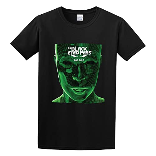 Photo de The Black Eyed Peas The End Fashion Unisex 100% Cotton Short-Sleeve T-Shirts Black S