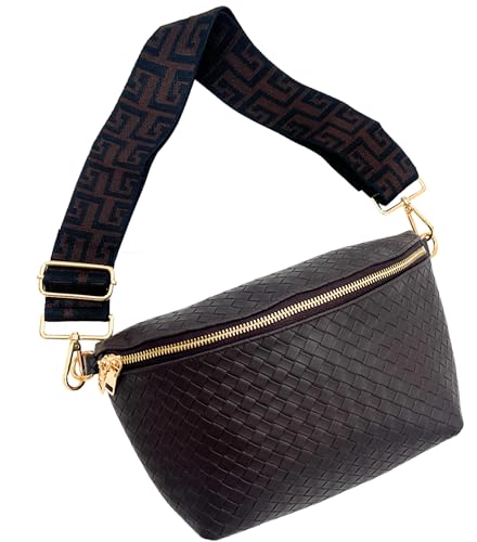 Modern Chic Pressed Woven Crossbody Bags for Women – Vegan