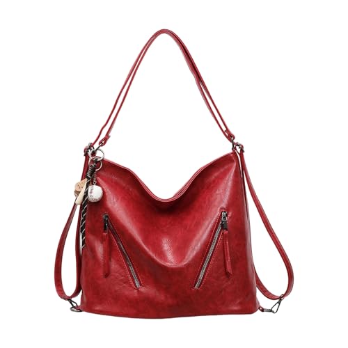 Sac à bandoulière élégant et sac à dos pratique en polyuréthane pour activités plein air