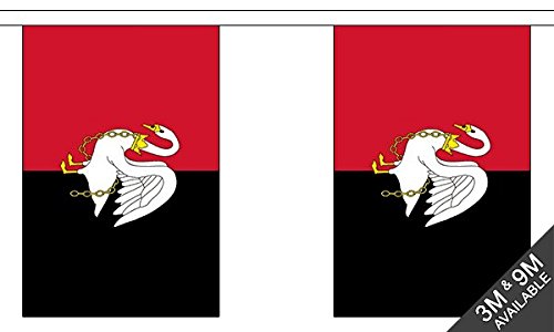 Flagtex Buckinghamshire New Fabric Bunting – 9m with 30 Flags – Premium Indoor & Outdoor Decoration — image 1