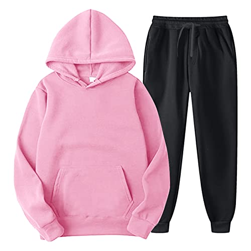 Ensemble pull à capuche et pantalon homme avec poches anti-perte