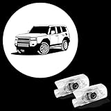 2Pcs Door Lights Logo for Toyota Prado 2011-2025 Car Welcome Courtesy Lights Shadow Ghost Lamp LED Projector Puddle Lights Auto Accessories (Side 1)