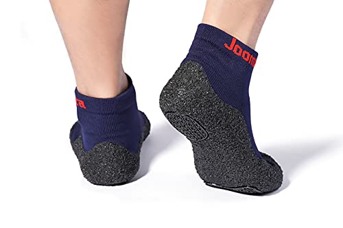 Joomra Mens Yoga Shoes Barefoot Blue Size 11 Minimalist Zero Drop Multi-Purpose Barre Hospital Socks For Ladies Pilates Grip Lifting Hiking Female Water Aqua Boating Trekking Tennis #TOP2