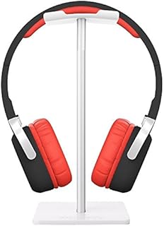 Headphone Stand, Forrader Universal Aluminum Headphone Holder Headset Showing Display Stand Hanger for All Headphones Size (White)