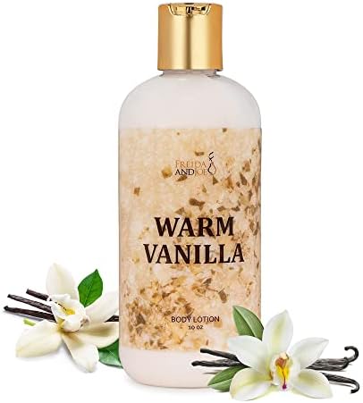 Scented Body Lotion For Women, Deep Moisturizing Hand Cream, Firming Body Butter For Dry Skin, Womens Luxury Stocking Stuffers And Fragrance Gifts That Smell Good, 10oz (Warm Vanilla)