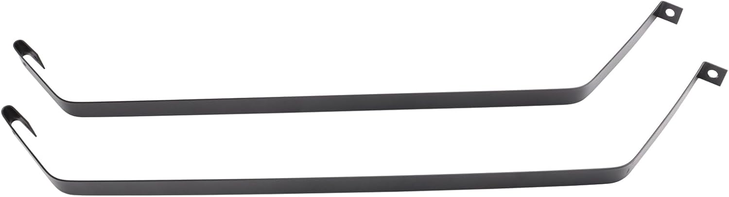 TRQ Fuel Tank Strap Black Compatible with 1973-1977 Buick Century Regal 1973 Chevrolet Chevelle Malibu Monte Carlo Oldsmobile Cutlass Cutlass Supreme 1975-1977 Pontiac Grand LeMans LeMans