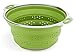 Best Large Collapsible Silicone Colander/Strainer with Stainless Steel Base by Chef Frog™