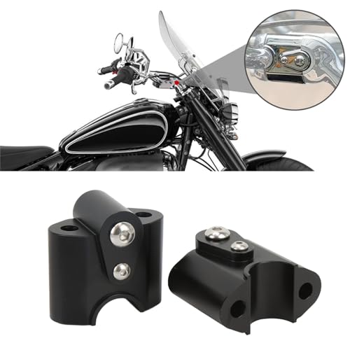 Guidon Riser collier de serrage chromé pour moto R18 2020-2021 - 2
