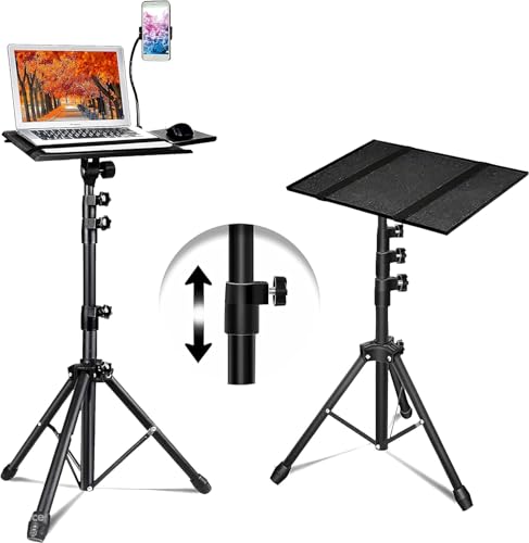 Suporte Para Projetor Notebook Universal Tripé Para Notebook e Projetores Bandeja de Apoio Ajuste Al