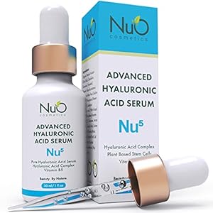 nuorganic Hyaluronic Acid + B5 + Plant Stem Cells: Skin Feels Hydrated, Plumper, Dewy and Rejuvenated – PhytoCellular Science + Multi Molecular + 100 Hour Hydration + Better Skin in 7 Days