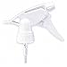 9-1/4"White, Plastic Upside Down Trigger Sprayer, 12 Pack