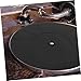 FAVOMOTO Vinyl Turntable Mat Static Silicone Slipmat for Record Players Lightweight Cushion Reducing Vibration Scratches Enhancing Music Experience