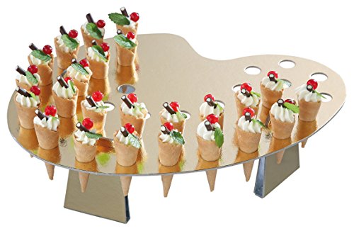 112 x Mini-Waffeln, Neutral inkl. Malerpalette | Gr. Ø 2,5 x Länge 7,5 cm Cover