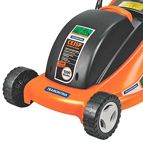 Tramontina, cortador de grama elétrico, 350 mm, coletor rígido e chassi de plástico, 1300W, 220v