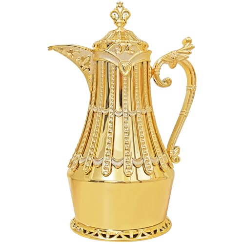 Arabic and Turkish Style Luxury Insulated Thermal Coffee Carafe,34oz