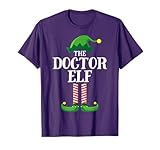Doctor Elf Matching Family Group Christmas Party Pyjamas T-Shirt
