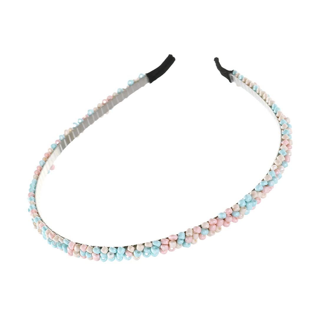 Handgemachtes Perlen-Strass-Haarband für Damen, glänzende Perlen, Stirnband, Braut-Haarband, Haarschmuck