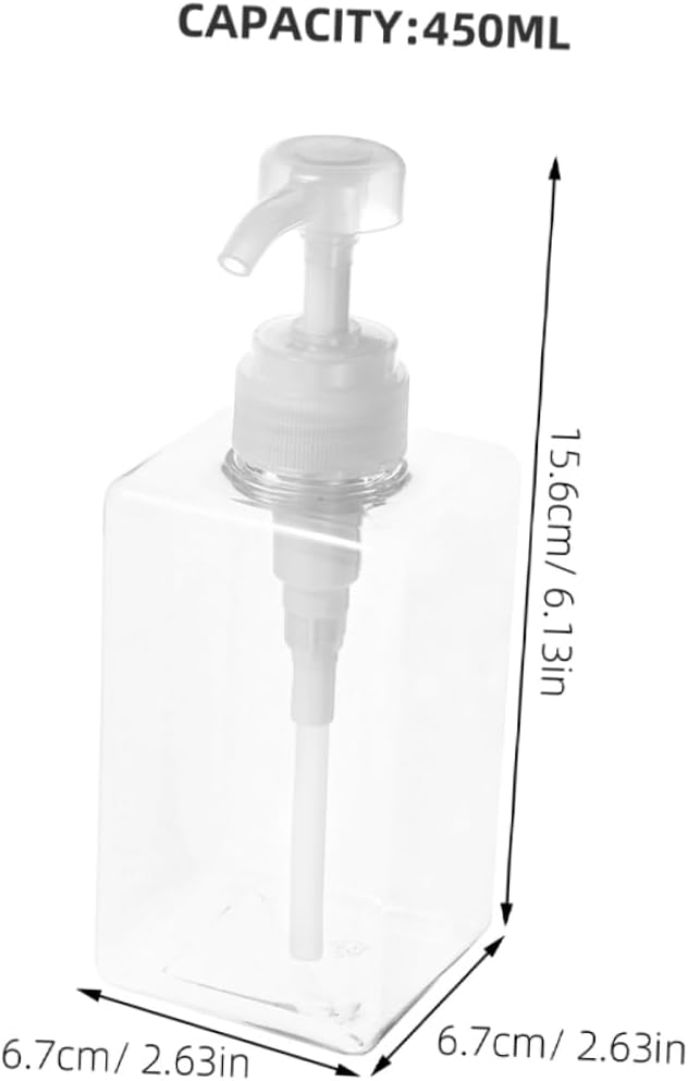 Cabilock Lotion Bottle Pump Dispenser Set Sturdy Leakproof Refillable Portable for Bathroom Kitchen