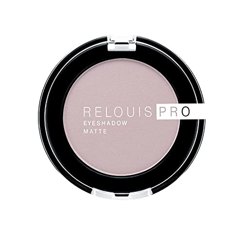Relouis PRO Matte Eyeshadow - Natural Shades Neutral Colors for Smokey Eye Makeup , Compact Eyeshadows (14 MAUVE)