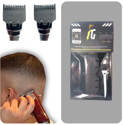 Self Fade & Taper Haircut Guide | 3-in-1 Hair Clipper Guards for Men | DIY Haircut | Fade Tool |...