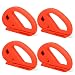 FOSHIO 4Pack Orange Automotive Vinyl Wraps Cutter Craft Knife Utility Knives for window Tinting Kits