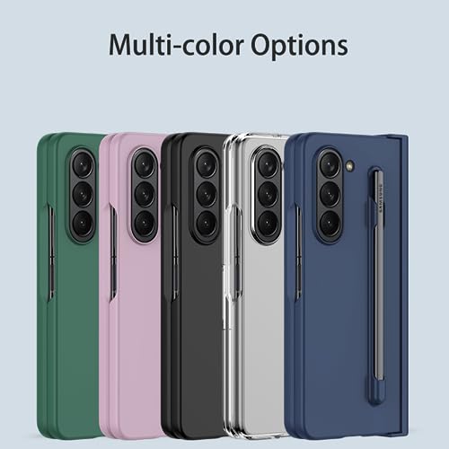 Coque antichoc Samsung Z Fold 5 verte anti-rayure protégeant la charnière - 7