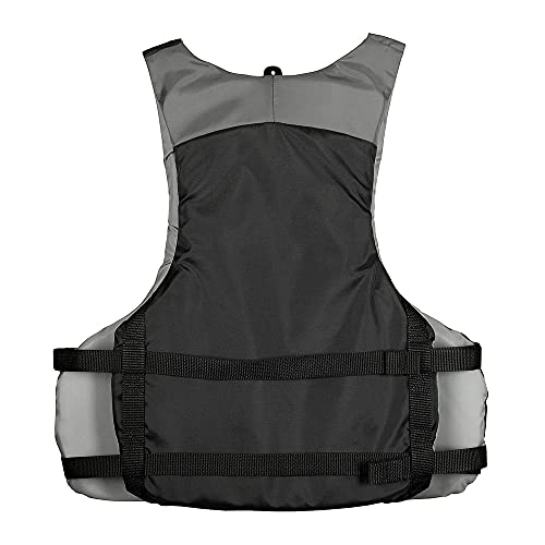 Image of Stohlquist FIT Oversized Adult Life Jacket, US Coast Guard Approved Type III Life Vest, PFD for Men and Women, Easily Adjustable, Lightweight and High Buoyancy - Plus Size (48-60 inch Chest)